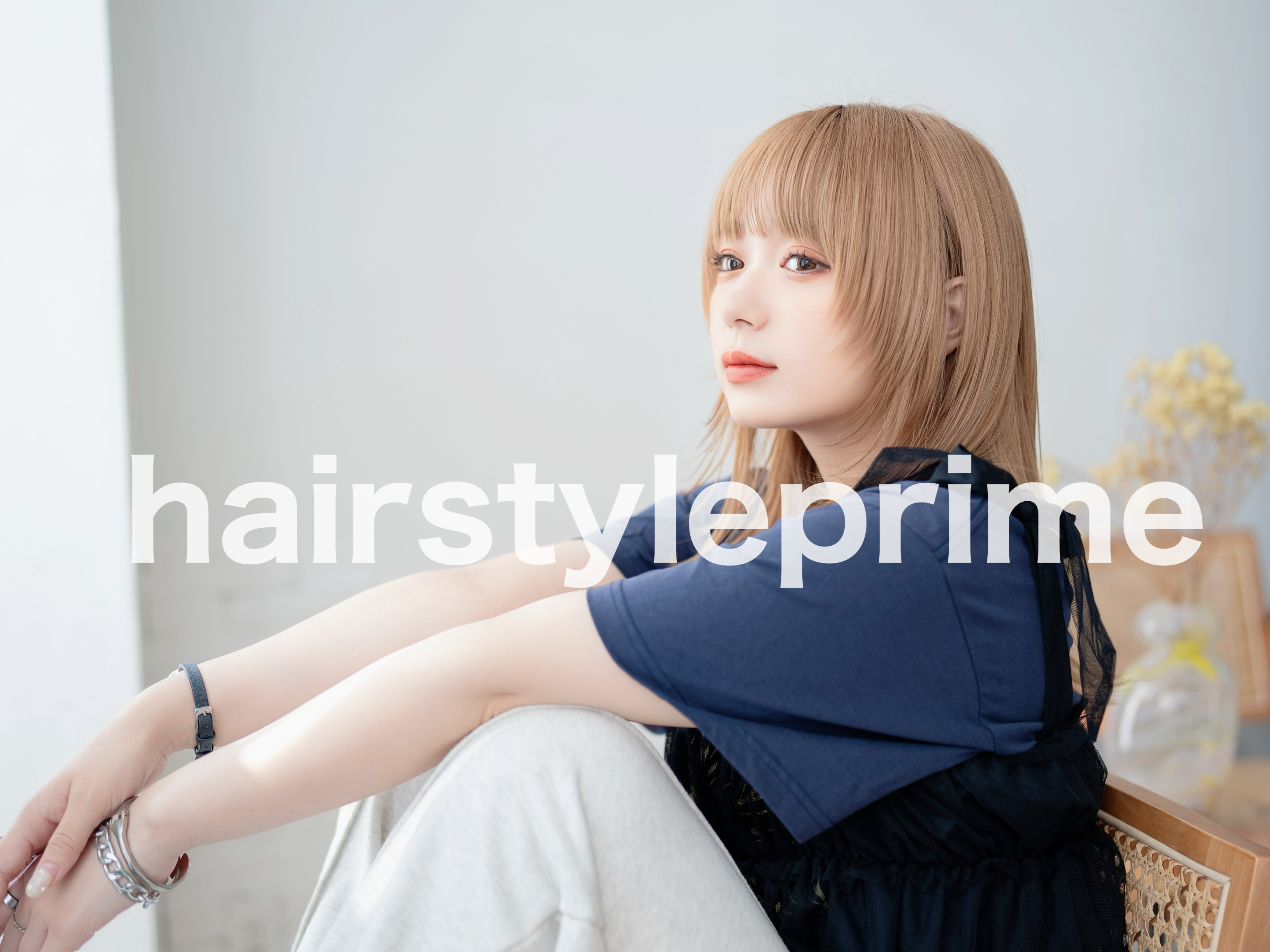 113、ミディアム、ヘアスタイル画像